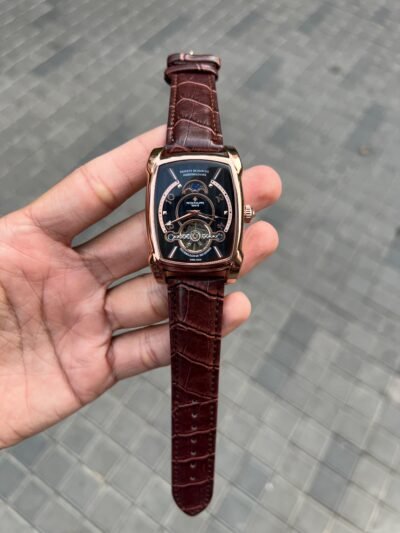 PAt_ek Phillepe Barrel Automatic Rose Brown Premium