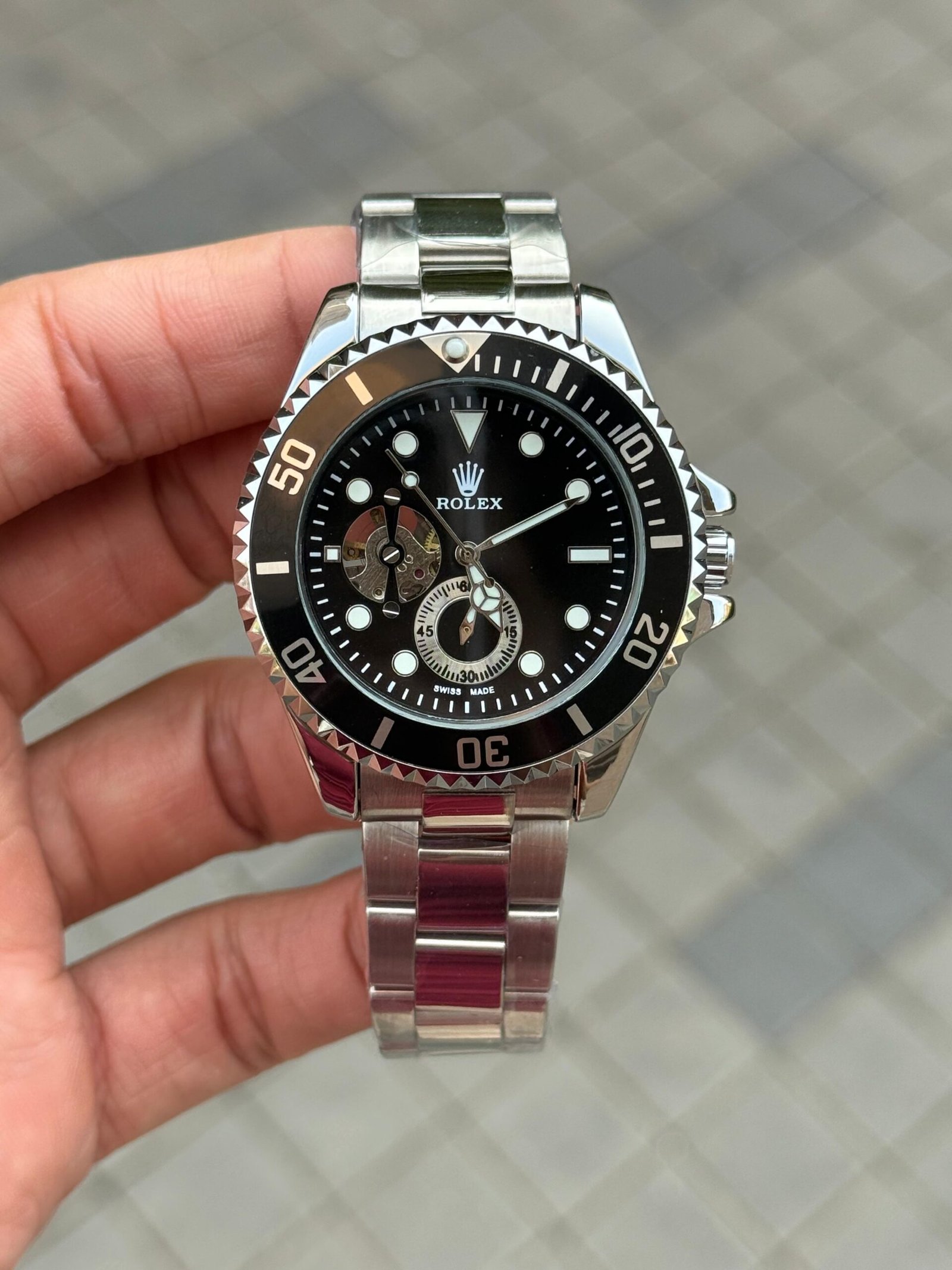 ROLex submariner Automatic silver black - Image 2