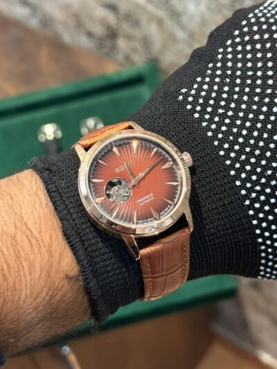 SEiko PRESAGE PREMIUM LEATHER TOURBILLON AUTOMATIC