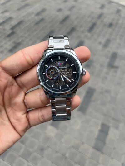 ToMMY hilfiger Automatic silver chain