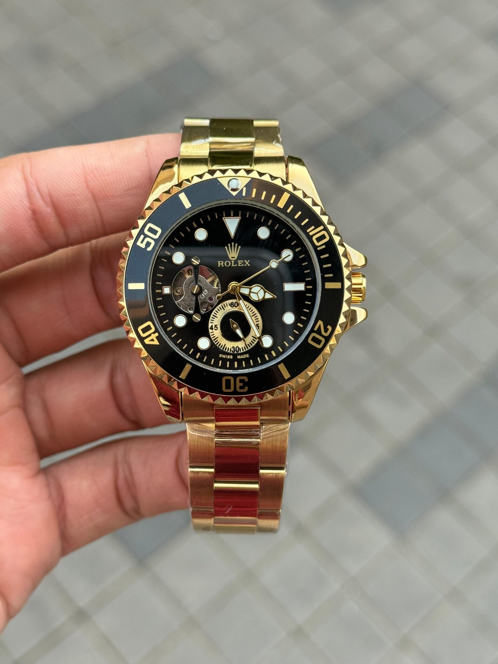 ROlex submariner Automatic gold black - Image 2