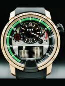 HYT : H1 Mechanical Black Rose Gold Green