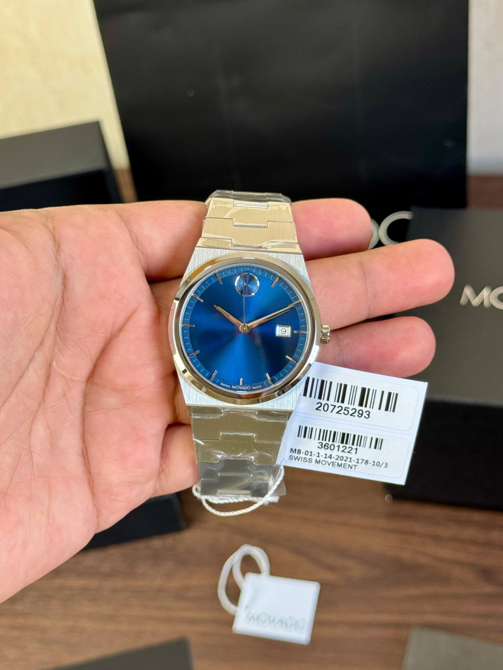 M0vado Bold Quest Silver Blue