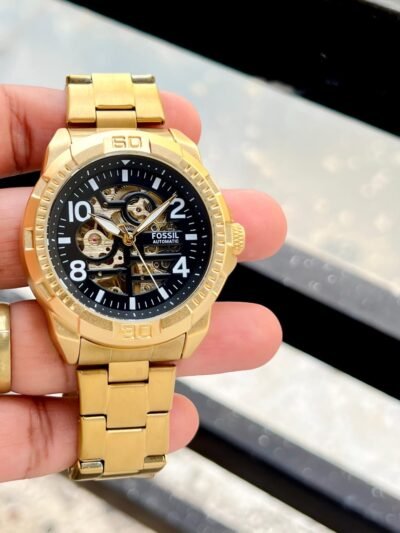 F0Ssil bronson Me3218 Automatic golden